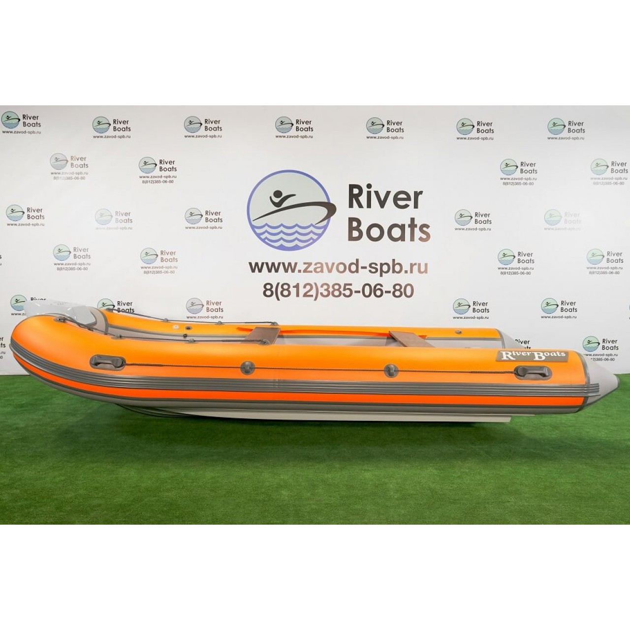 RiverBoats RB (Rib) - 430 (Встроенный рундук) (транец L)